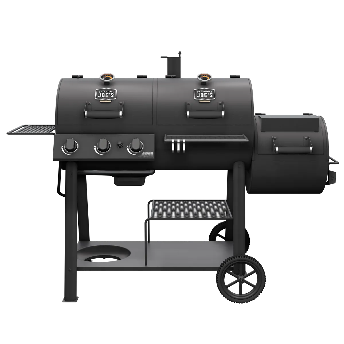 Canyon Combo Gas Grill & Offset Smoker