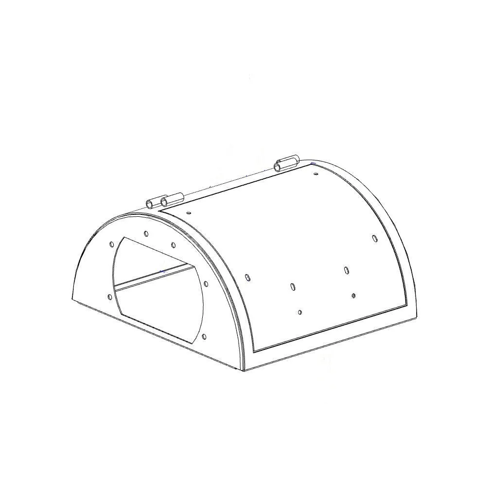 Lid, F/ Firebox, 1060 Reverse Flow Smoke