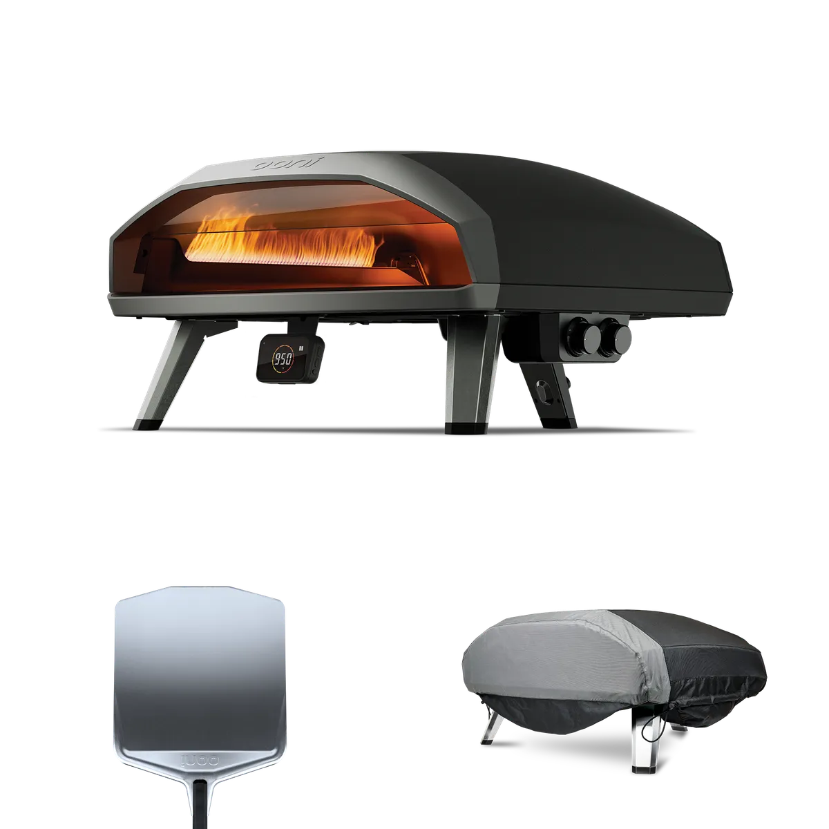 Ooni Koda oven with peel and cover bundle