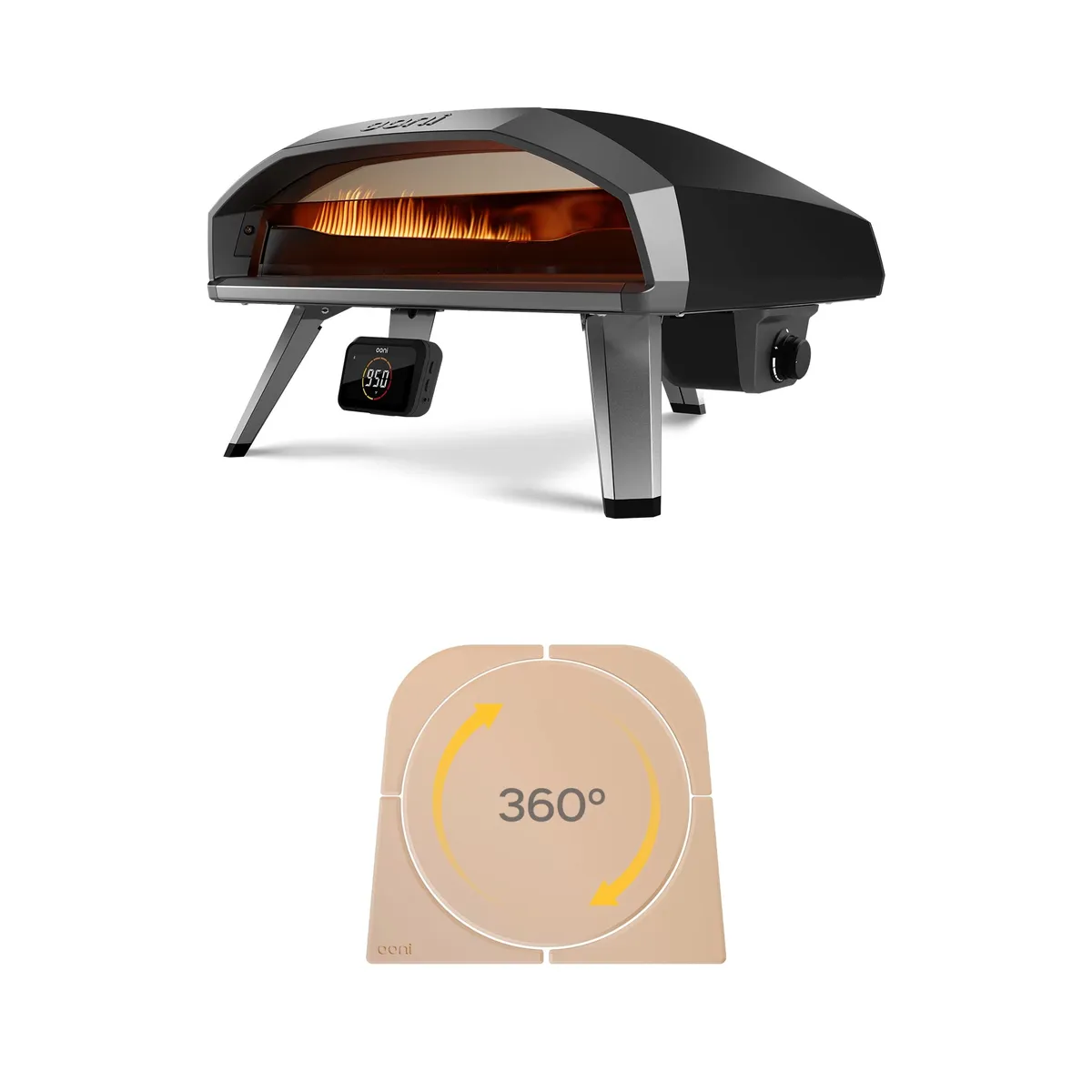 Ooni Koda 2 Pro Rotating Stone Bundle