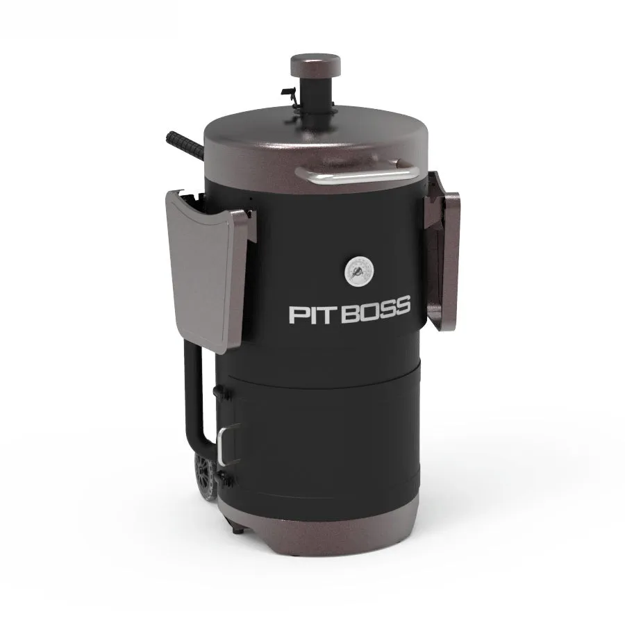 Mahogany Champion Barrel Charcoal Smoker - PBV24CB