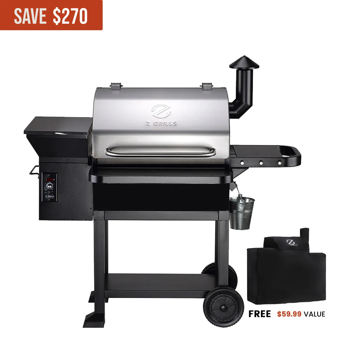LARGE 10002B2E PELLET GRILL