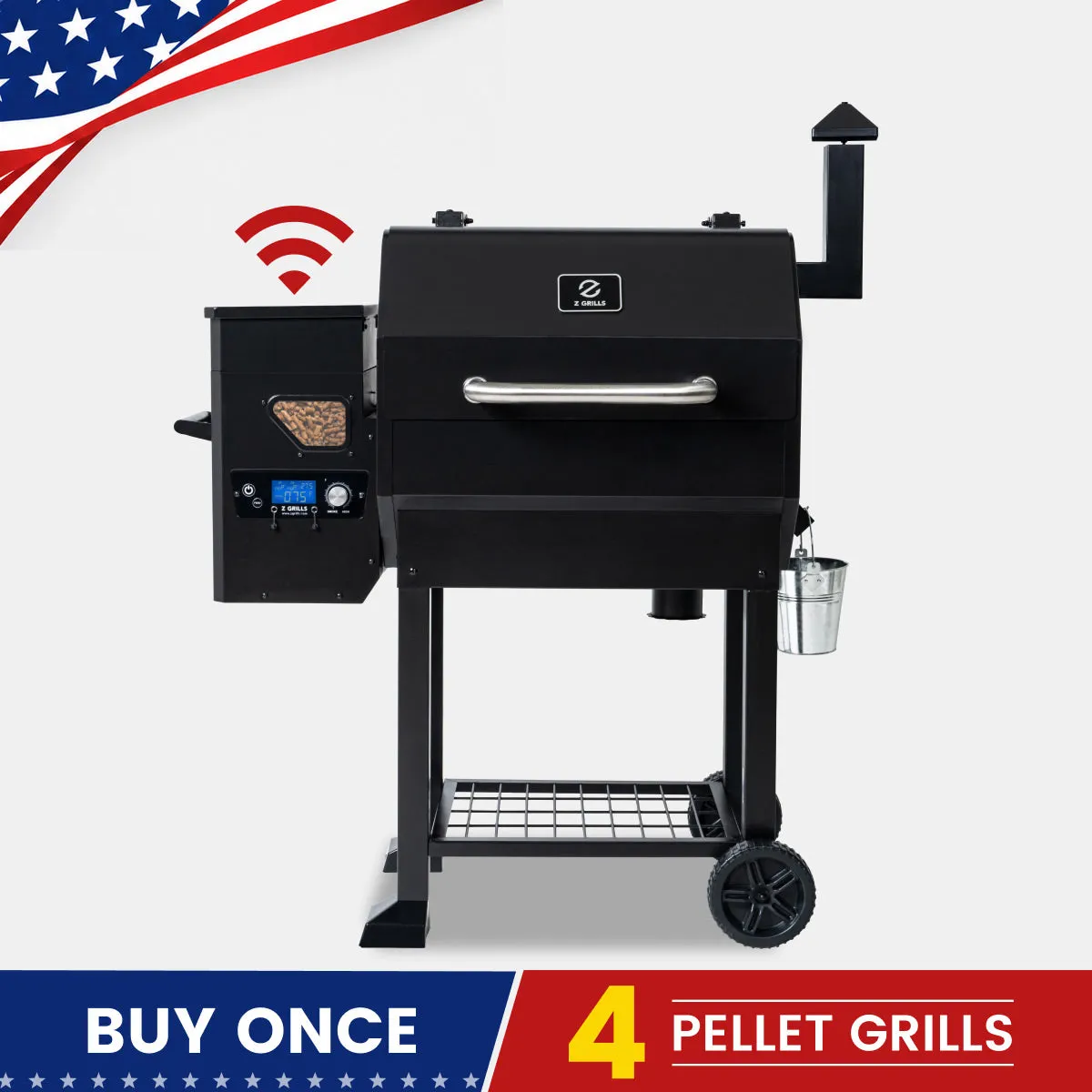🔥 10502B WIFI XL Pellet Grill